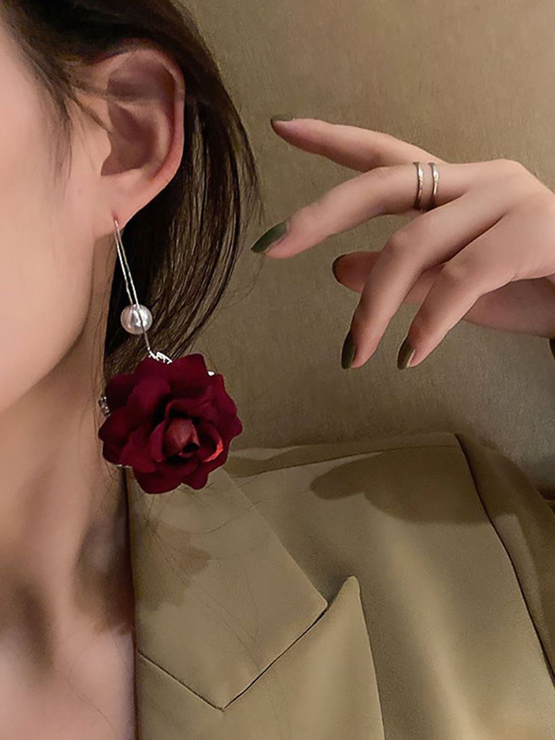 Floral Drop Earrings
