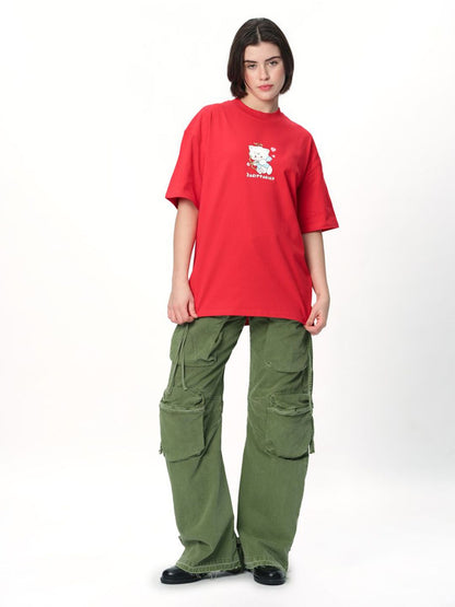 Women Sagittarius Spark Oversized T-Shirt