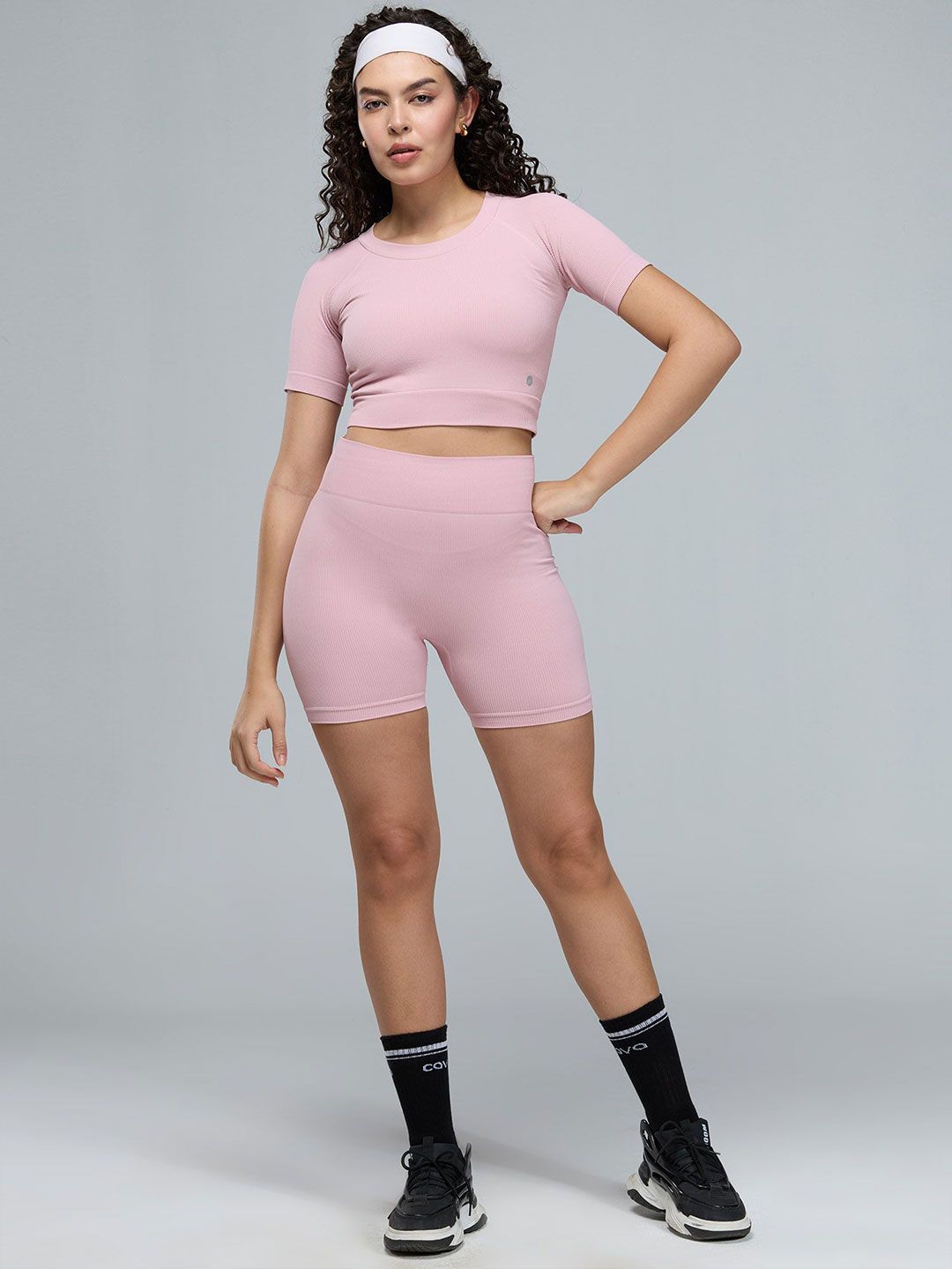 Pink Pulse Cropped T-Shirt