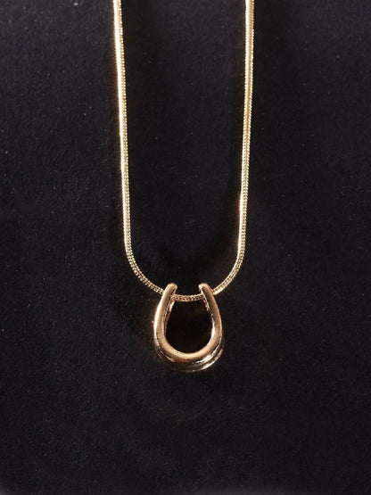 SALTY Stainless Steel Selenophile Geometric Shaped Pendant With Chain