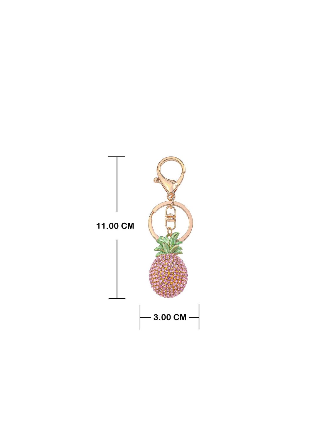 SALTY Pineapple Crystal Bag Charm