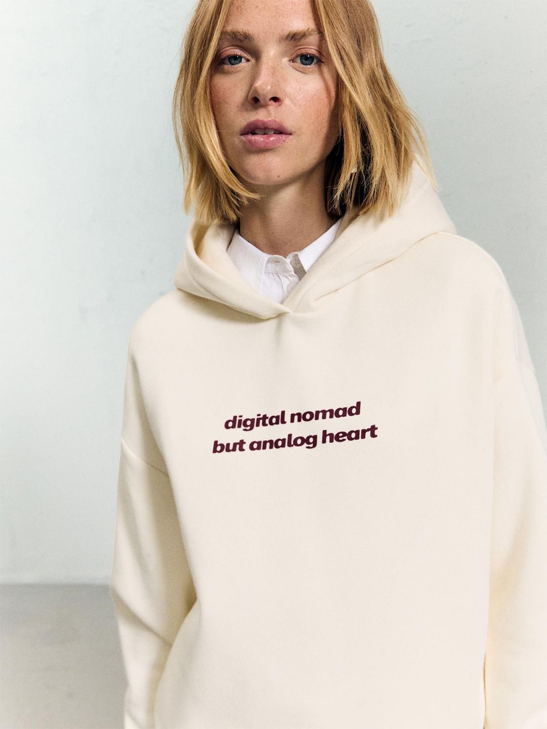 Printed hoodie