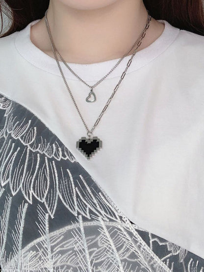 SALTY Stainless Steel Palpita Layered Necklace