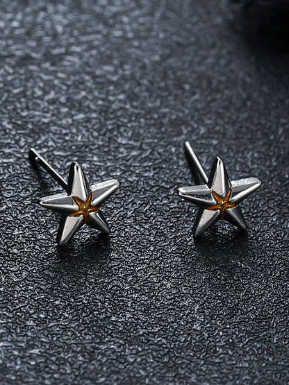 Star Shaped Studs Earrings