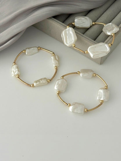 Women 3 Gold-Plated Cuff Bracelet