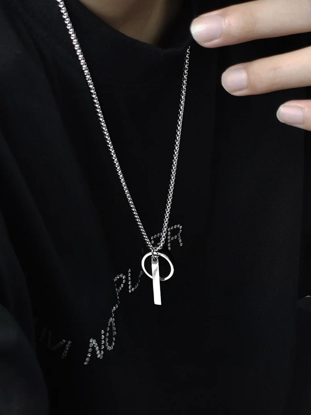 SALTY Set Of 2 Rebel & Rocky Pendant With Chain