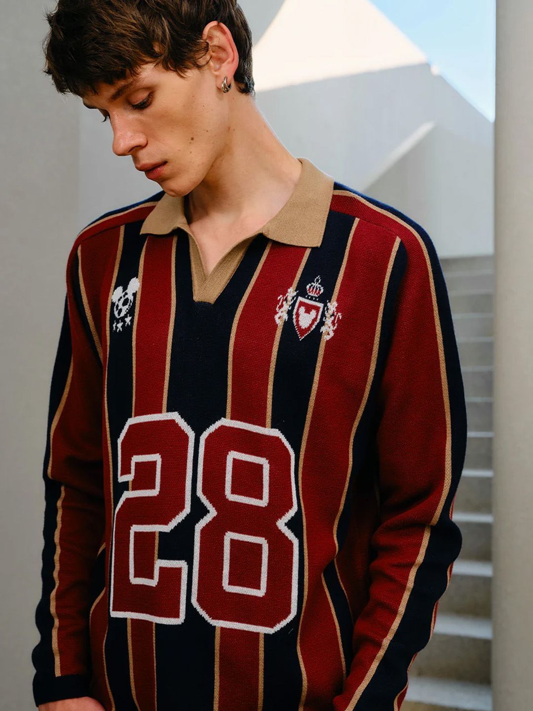 Mickey Home Run Full Sleeves Polo