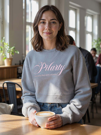 Grey Pilates Club Sweatshirt
