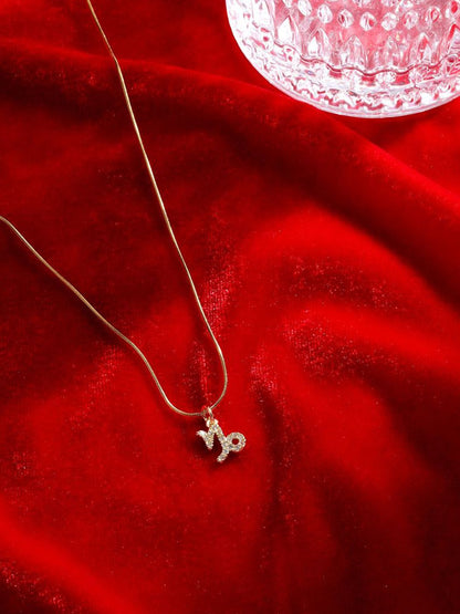 SALTY Set Of 2 Capricorn & Pisces Pendant With Chain