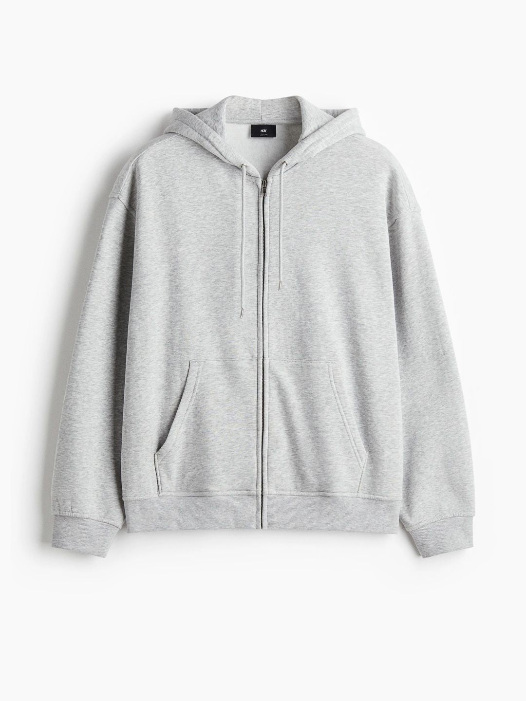 Loose Fit Zip-Through Hoodie
