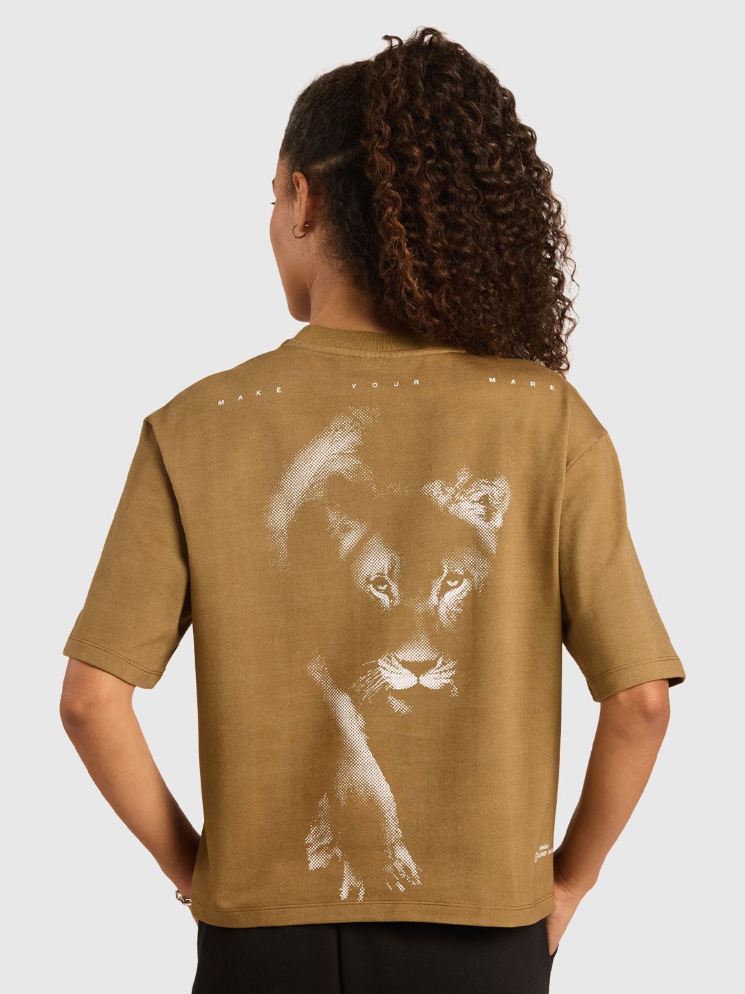 Women Oversized Printed Graphic T-shirt