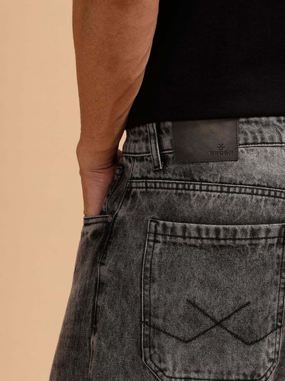 Men Comfort Mid-Rise Light Fade Pure Cotton Jeans