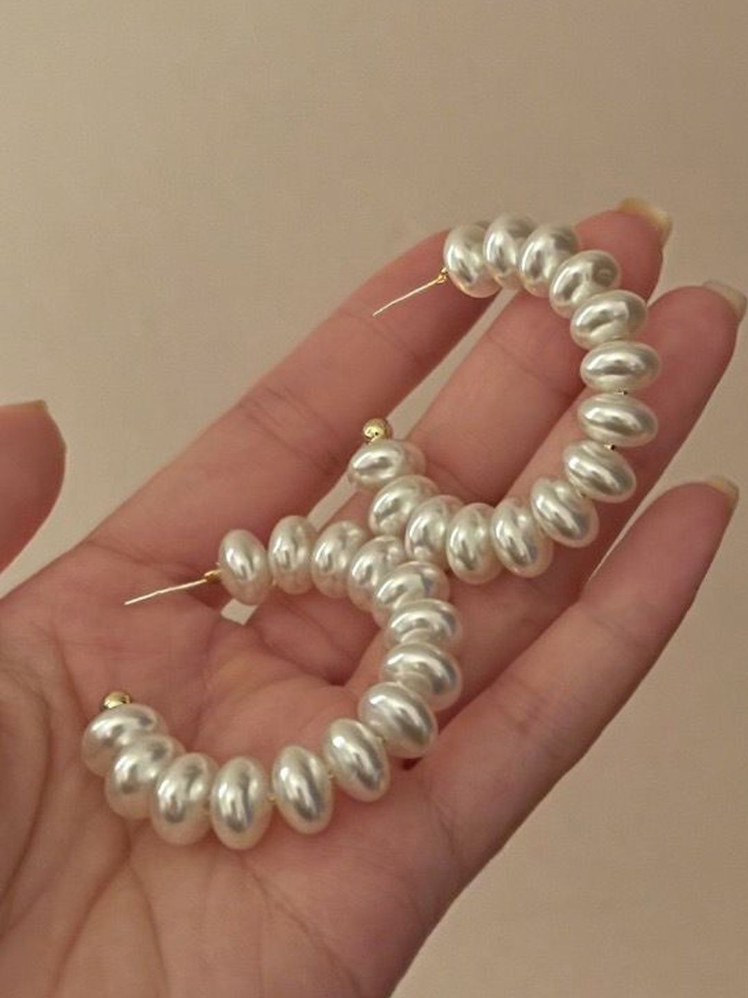 Geometric Half Hoop Earrings