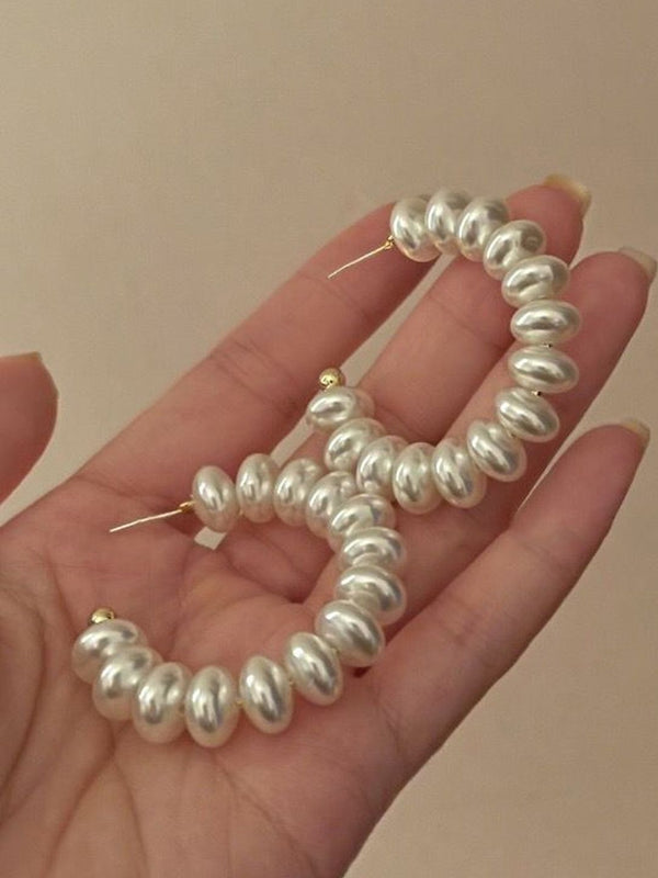 Geometric Half Hoop Earrings