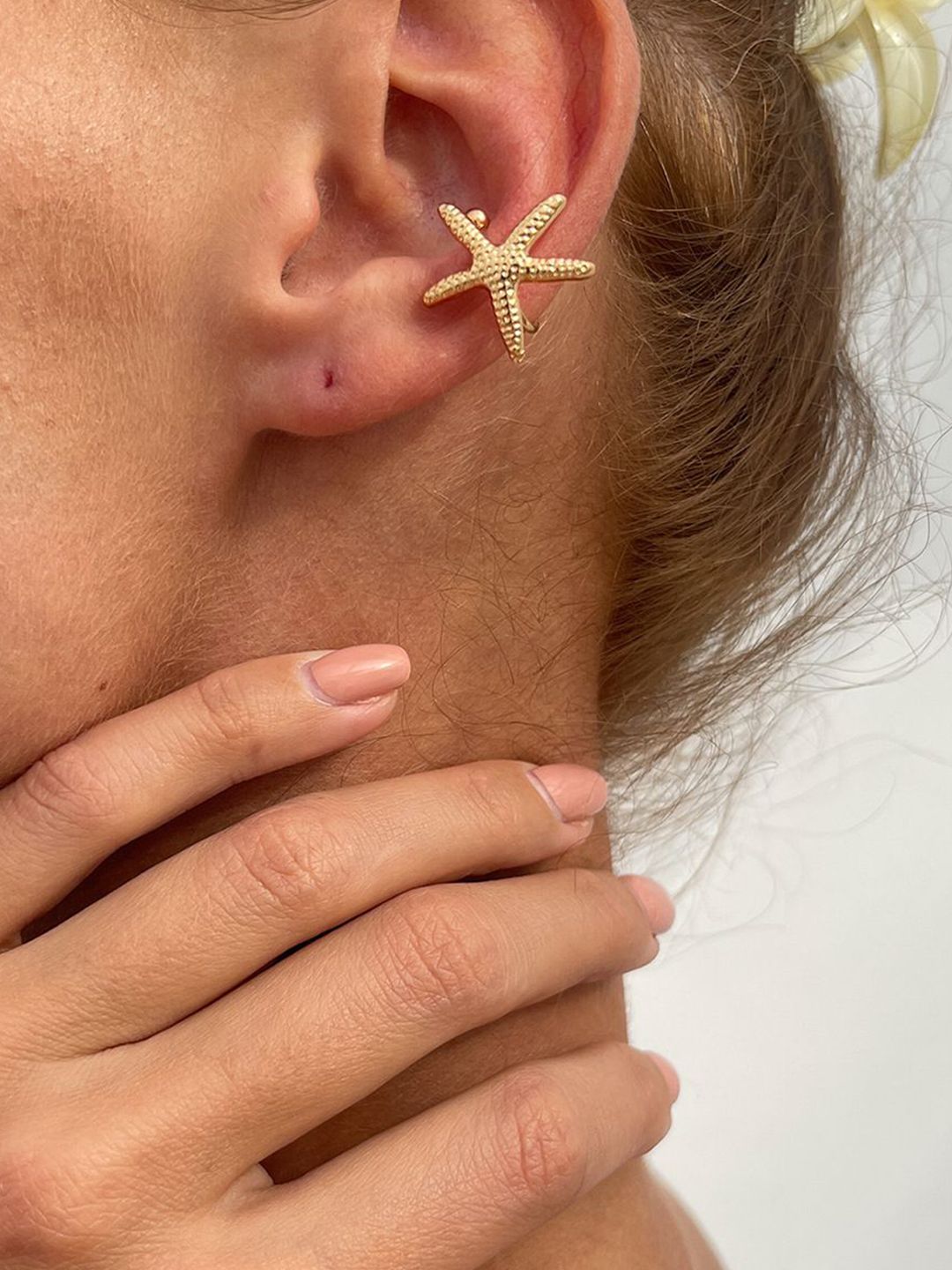 Gold-Plated Star Shaped Studs