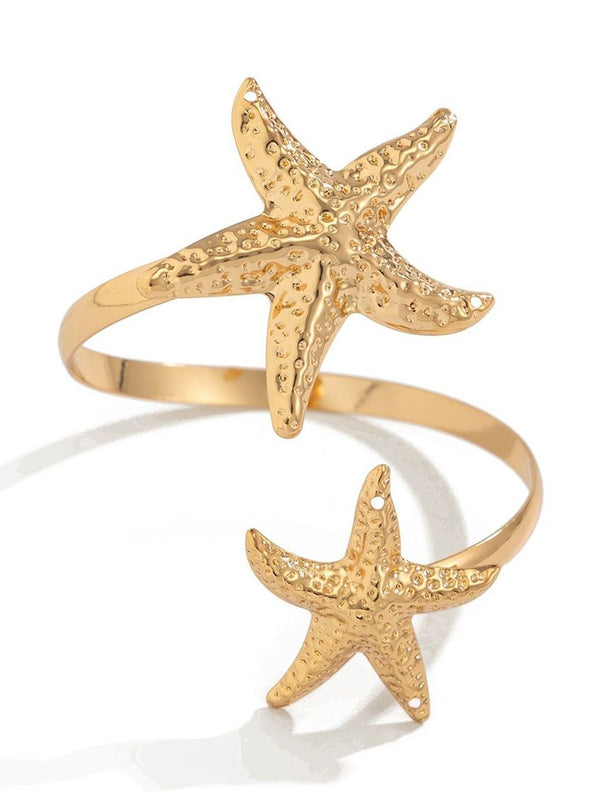 Women Gold-Plated Cuff Bracelet