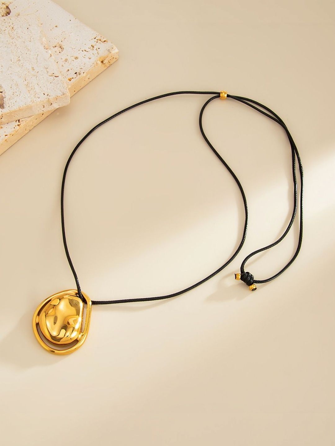Gold-Plated Enamelled Necklace