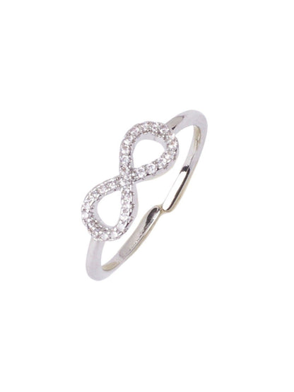 SALTY Artificial Stones Studded Finger Ring