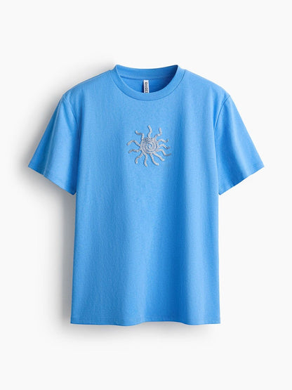 Motif-detail T-shirt