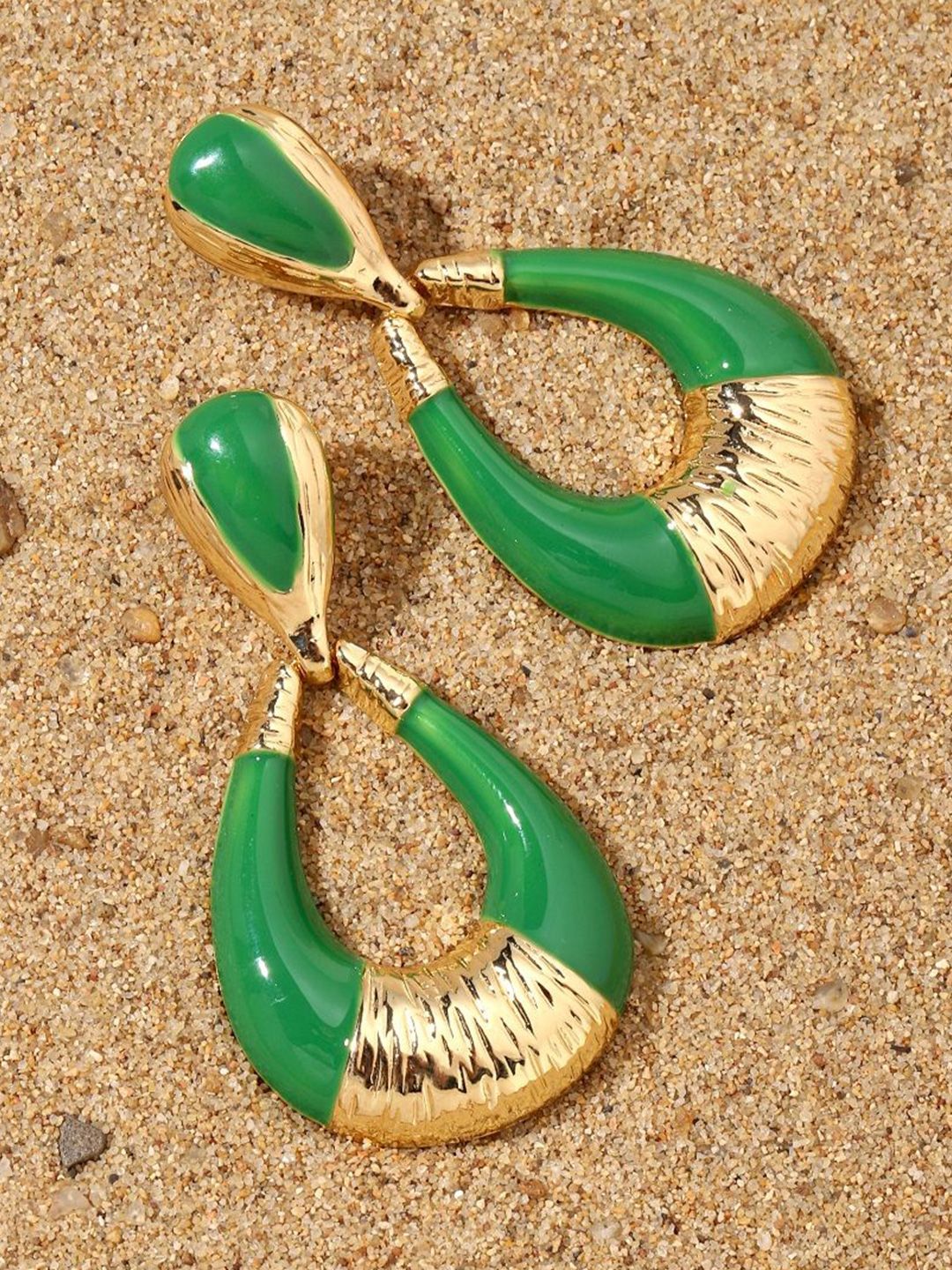 SALTY Pack of 2 Women Gilded Luxury Gold Earring