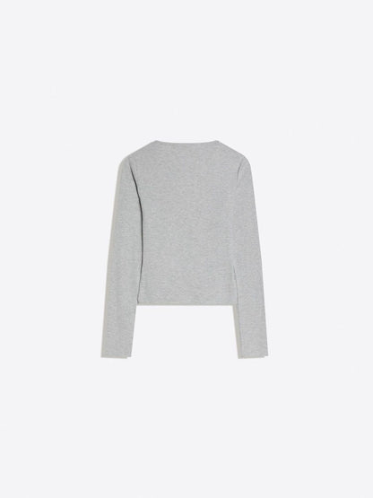 Long sleeve studded T-shirt