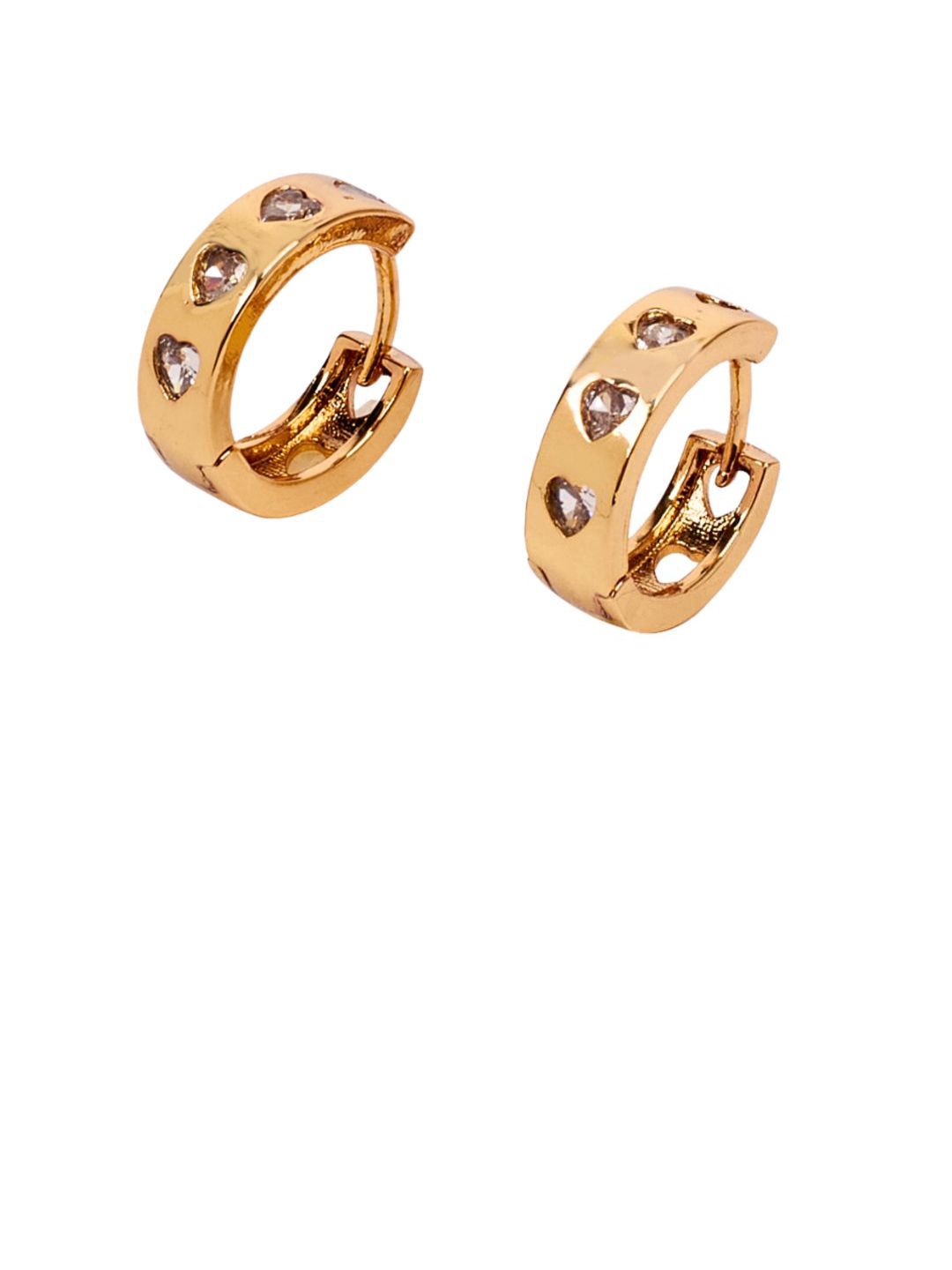 SALTY Stone Studded Circular Alba Minimal Studs