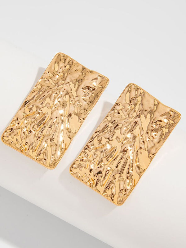 Gold-Plated Square Shaped Studs