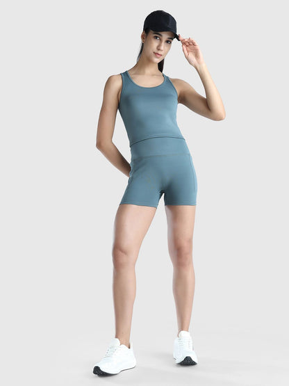 Women Slim Fit High-Rise Cycling Shorts