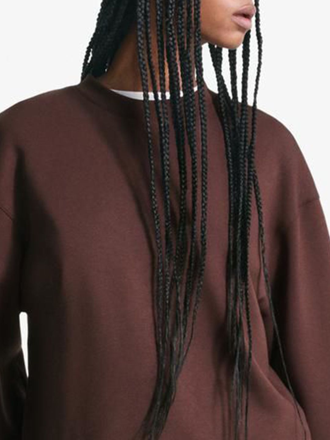 Oversize soft modal blend sweatshirt