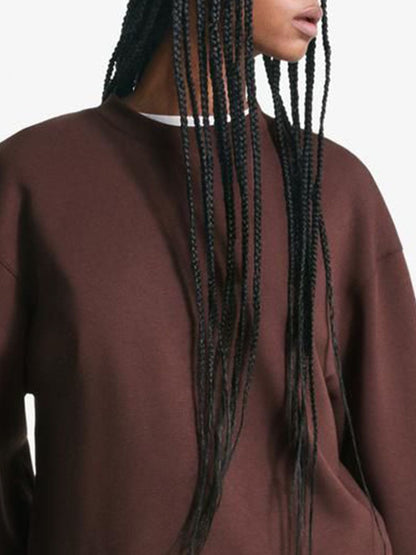 Oversize soft modal blend sweatshirt