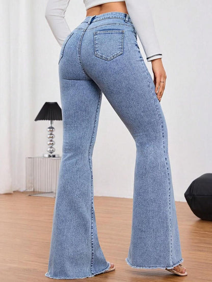 Women Bootilicious Bootcut High-Rise Stretchable Cotton Jeans
