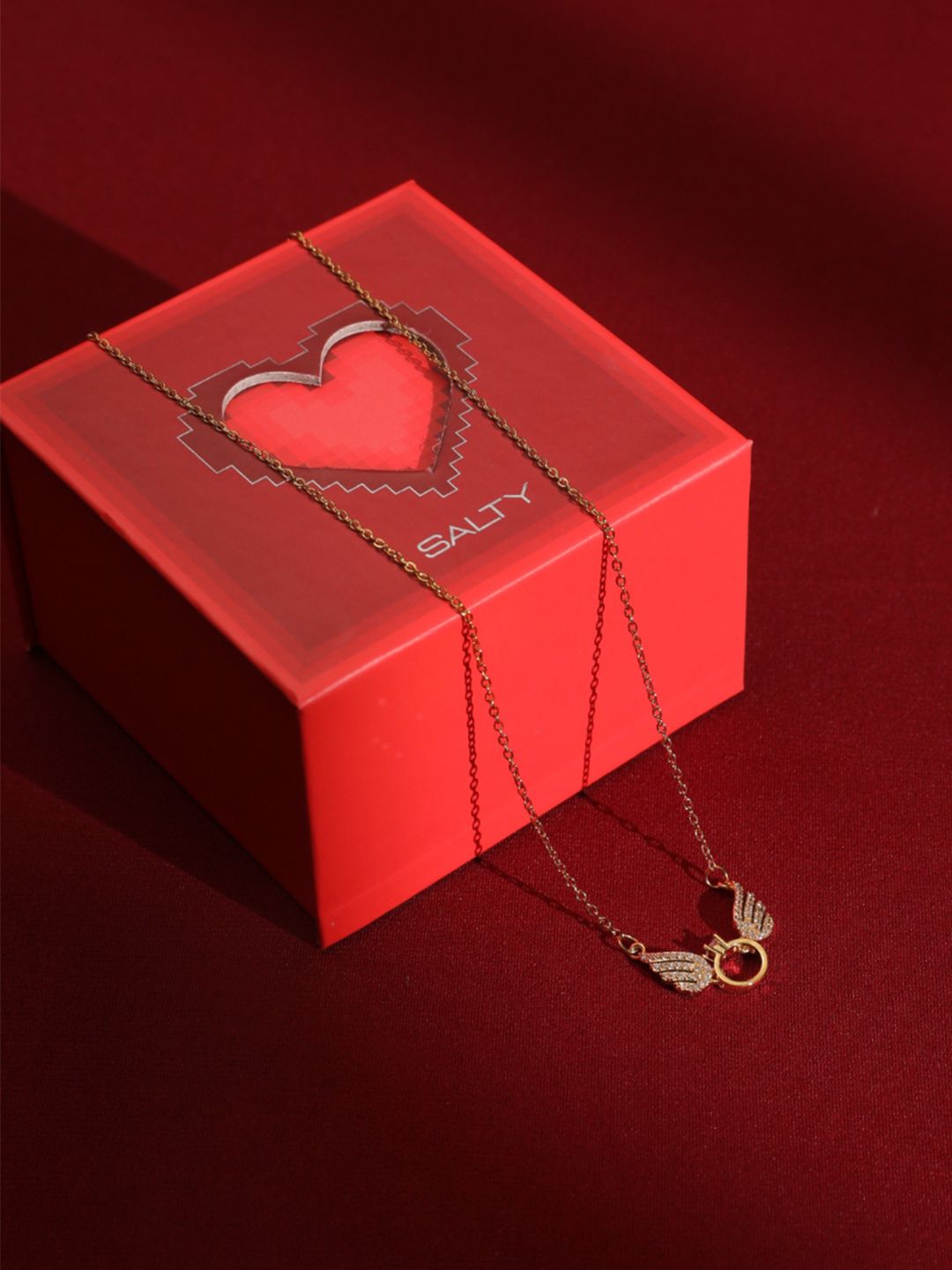 SALTY Women Angel Wings Necklace