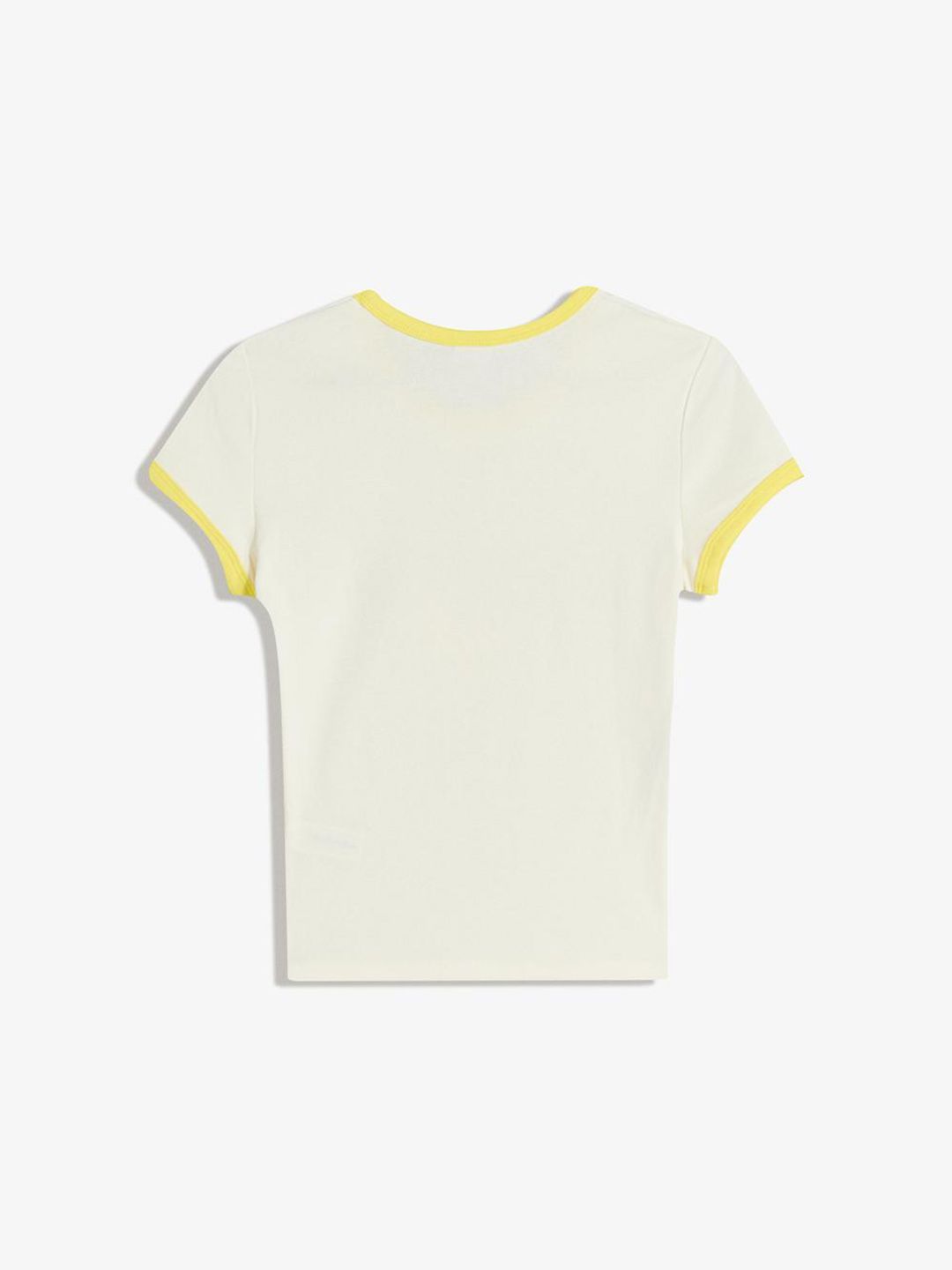 Short sleeve T-shirt with contrast print