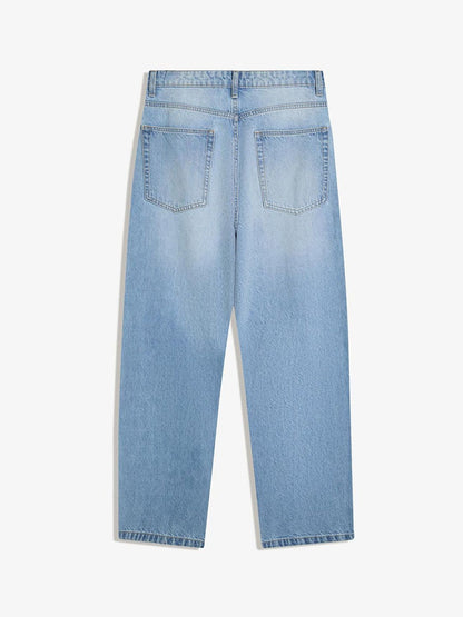 Pure Cotton Baggy Jeans