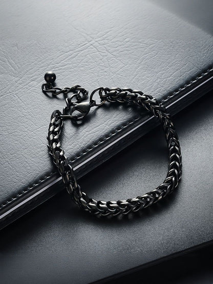 Men Handcrafted Copper-Plated Armlet Bracelet