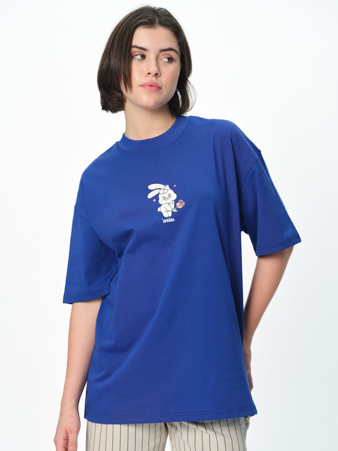 Women Aries Adventure Oversized T-Shirt