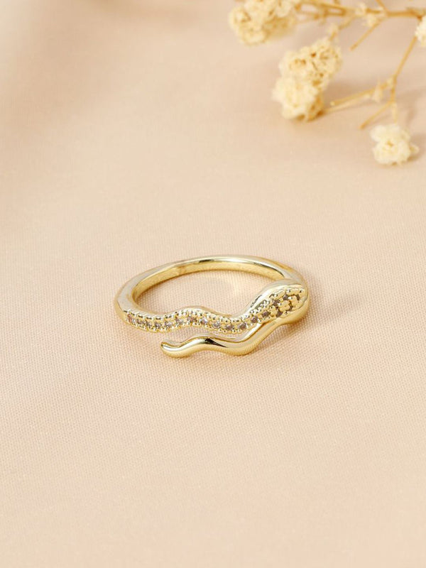SALTY Women & Girls Cobra Lux Stone Adjustable Finger Ring