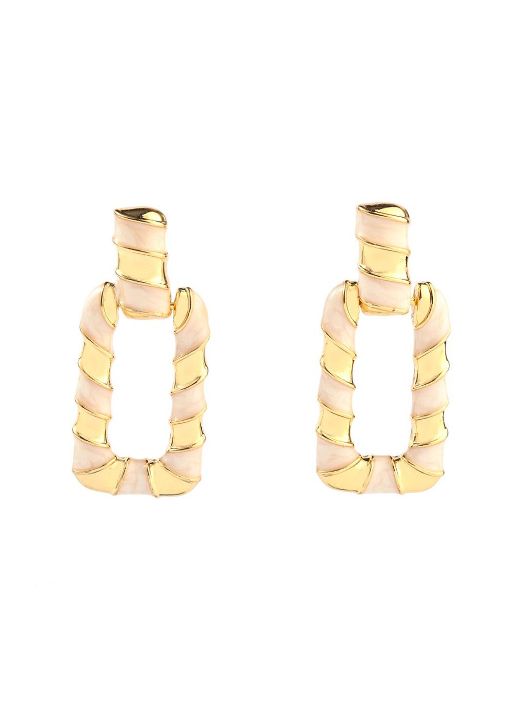 SALTY Gleaming White Luxury Drop Earrings