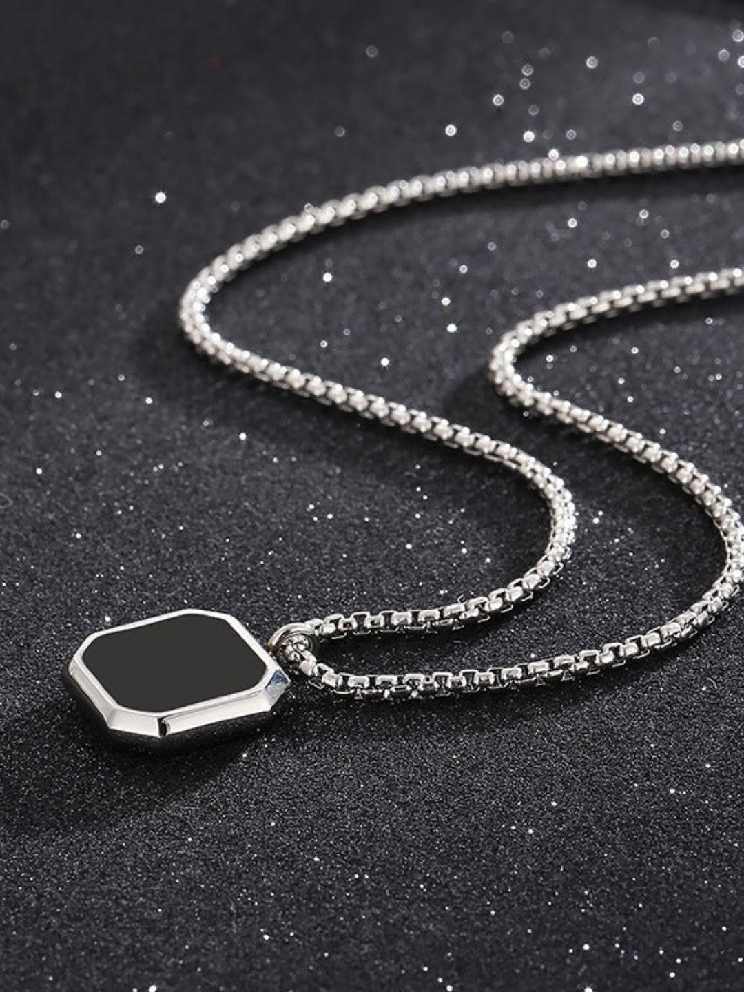 SALTY Set Of Bracelet & Necklace Midnight Charisma & Avrum - Pendant, Chain Jewellery Set
