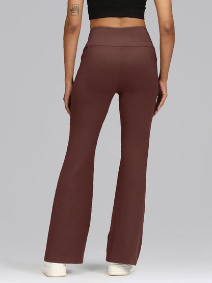 Women High-Rise Rib Supreme Flare Pants Tall