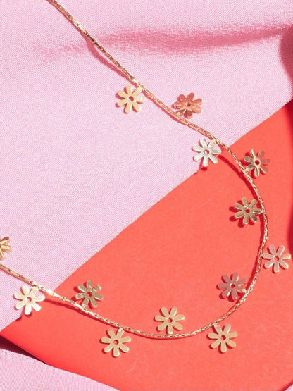 SALTY Gold-Plated Stainless Steel Necklace