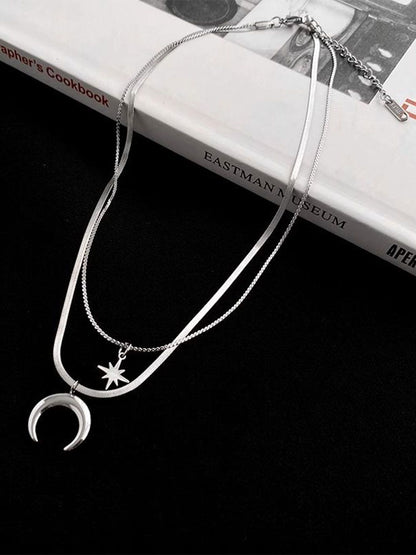 Silver-Plated Stainless Steel Minimal Chain