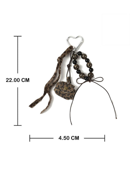 SALTY The Leopard Loop Keyring Bag Charm