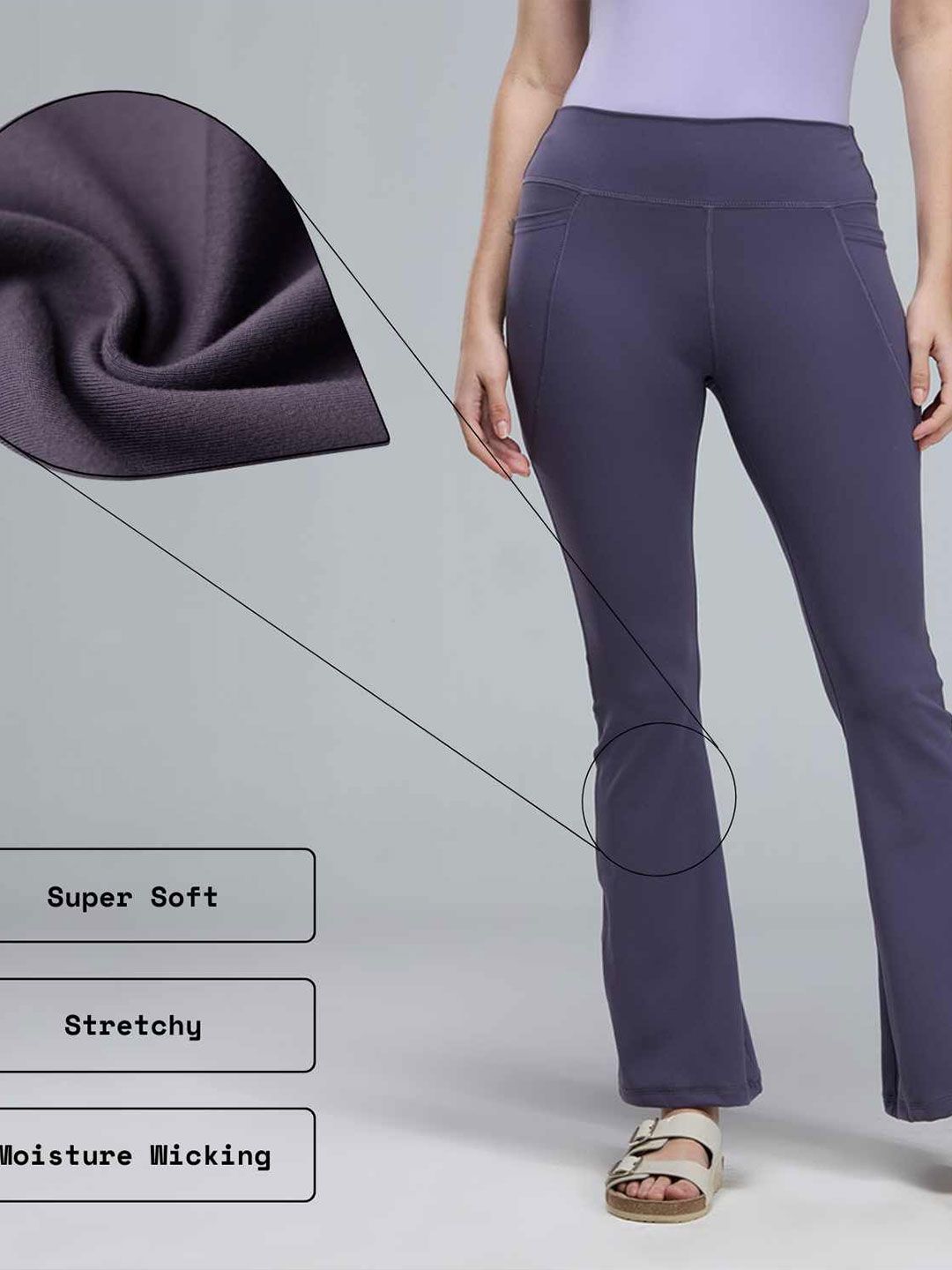 Women Mauve Sculpt Leggings
