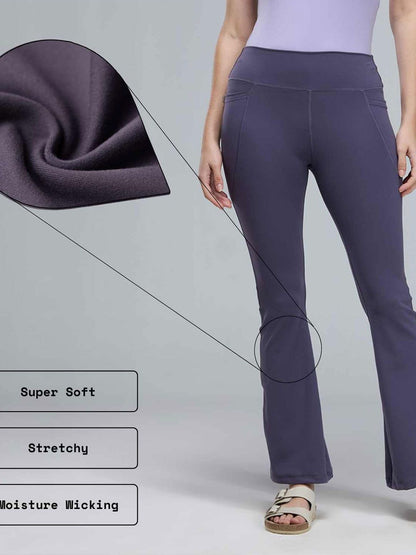 Women Mauve Sculpt Leggings