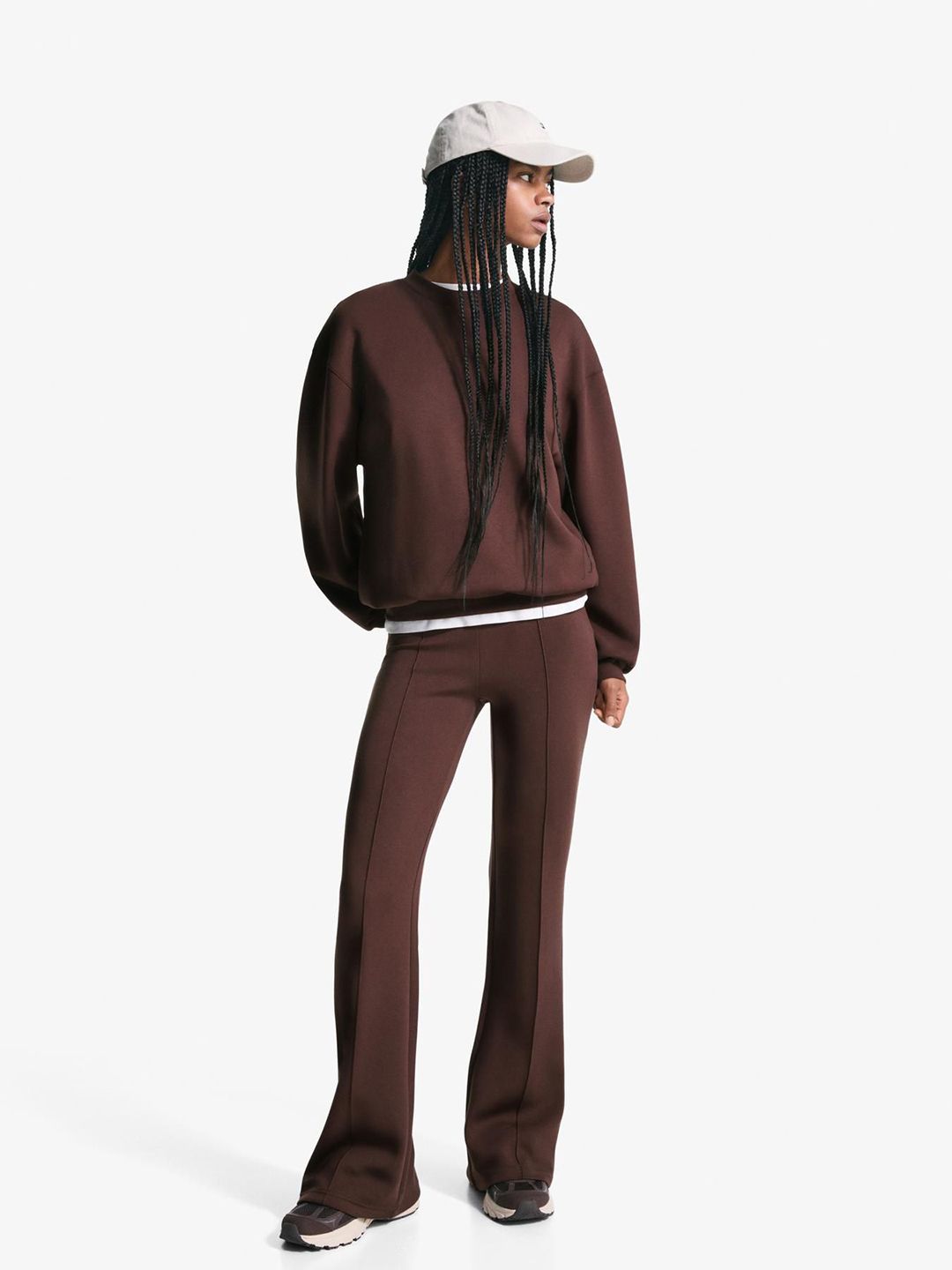 Oversize soft modal blend sweatshirt