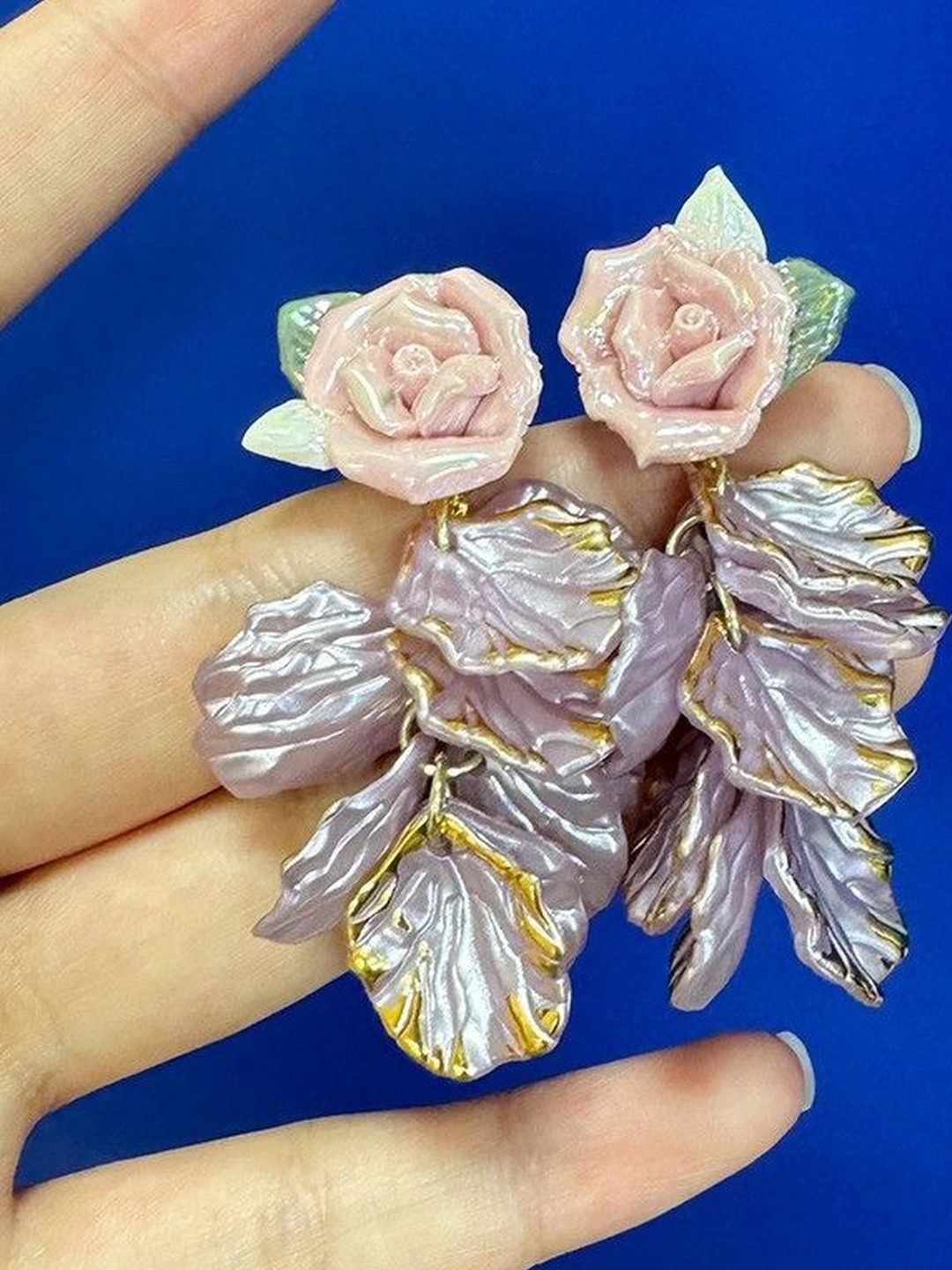 Floral Drop Earrings