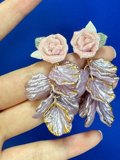 Floral Drop Earrings