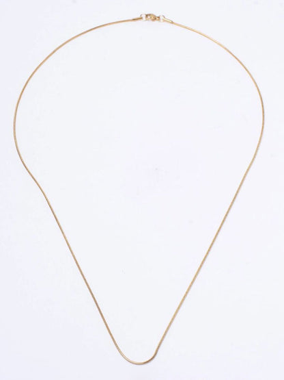 SALTY Pack of 2 Men Round Snake Gold Chain