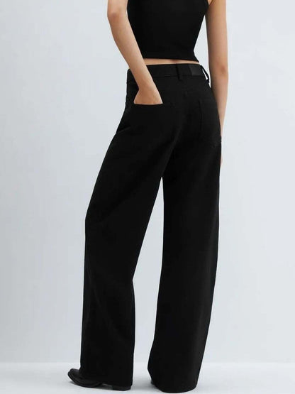 Women Wide Leg High-Rise Jeans